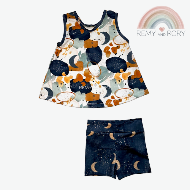 Size 5T Celestial Tank + Shorts Set