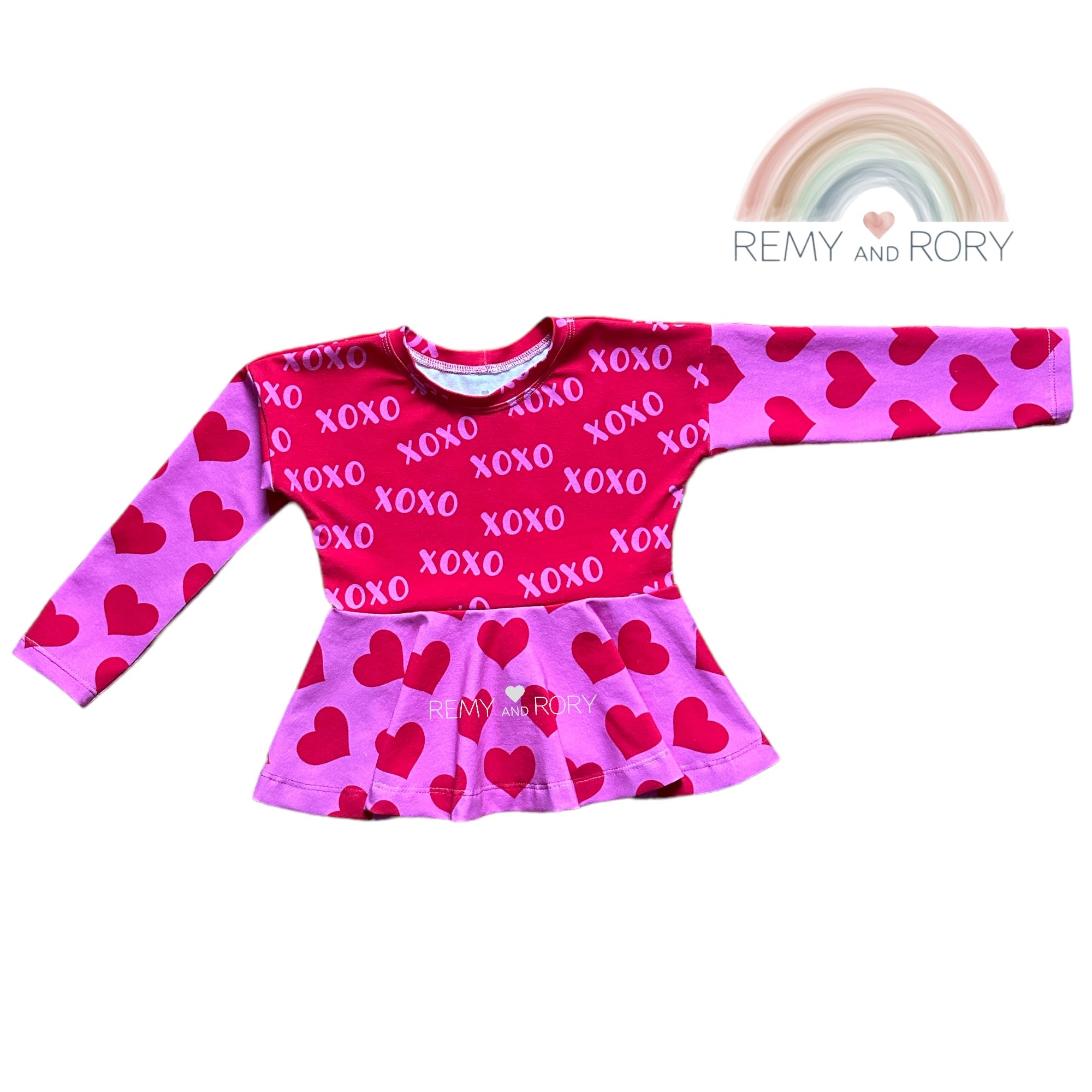 Size 5T Sweetheart Peplum