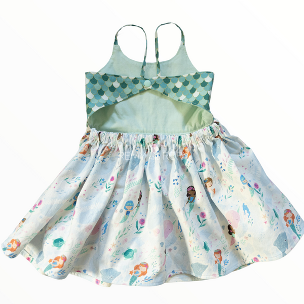 Size 2T mermaids sundress